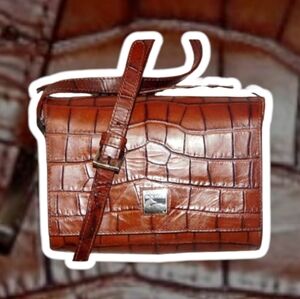 (Vintage/Rare) Dooney & Bourke® "Bayou Collection" Mini Binocular Bag - Brown